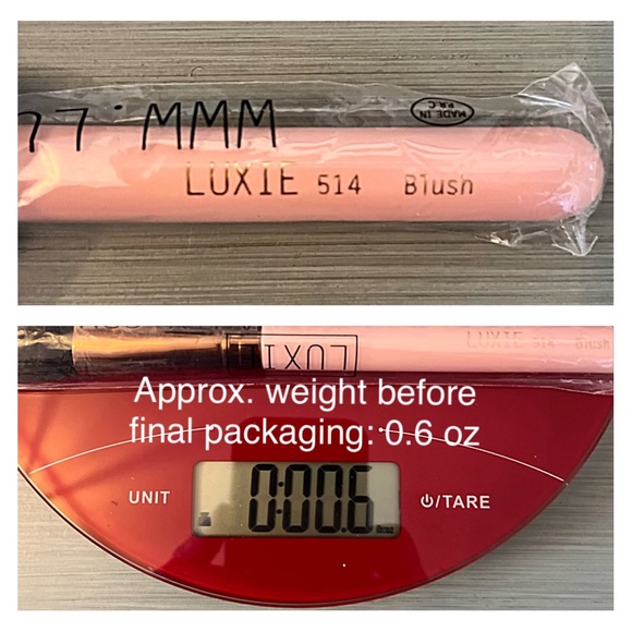 NEW LUXIE 514 BLUSH Makeup Brush ROSE GOLD SYNTHETIC Vegan Cruelty Free - Picture 5 of 7